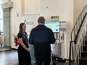 RiskPlus-Stand beim 32. Trinkwasserkolloquium