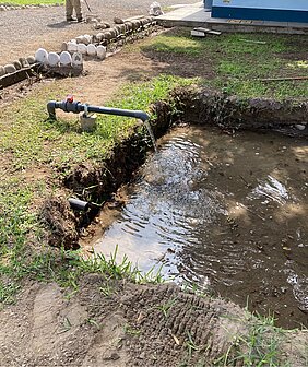 Infiltrationsbecken Lima, Peru