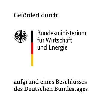 Logo: Förderung durch Bundesministerium für Wirtschaft und Energie